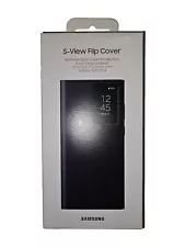 Samsung Galaxy S22 Ultra 5G S-View Flip Cover Case - Black NEW