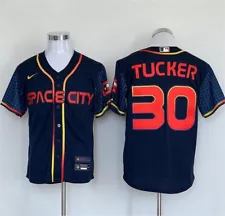 Houston Astros #30 Kyle Tucker MLB City Connect Bule stitched player jersey-NWT