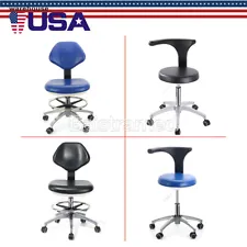 Dentist Chair Dental Doctor Assistant Stool Adjustable Height Mobile Chair