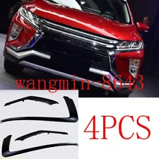 4X For Mitsubishi Eclipse Cross 2018-2020 Black Front Bumper Side Moulding Trim