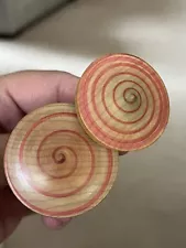 Vintage Wooden Spinning Tops