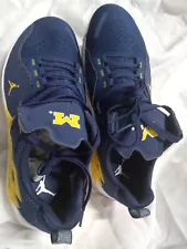 Jordon Michigan Tennis Shoes 12.5 Matching Hoodie Is Available In 3x For Sale