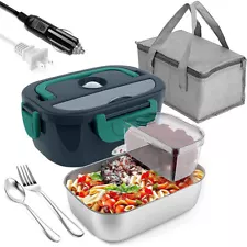 Lonchera Electrica Para Calentar Almuerzo 110/12/24V Electric Lunch Box Portable