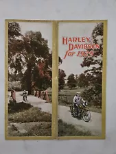 Harley Davidson For 1929 sales brochure Vintage