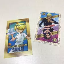 One Piece Tower birthday card Sanji Robin not for sale collection popular