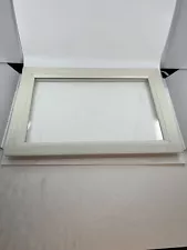 Wayne Dalton Garage Door Window Frame White For Model 9100 Lot of (2)