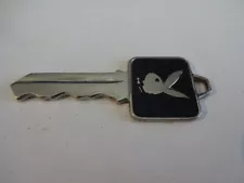 VINTAGE 60'S PLAYBOY CLUB METAL KEY NO. 25343 HUGH HEFNER BUNNY KEY IS REPAINTED