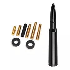 50 Cal Bullet Aluminum Short Antenna Black For Ford F150 Raptor F250 1997-2019 (For: Honda Elite)