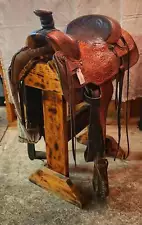 Longhorn Commemorative Roping Saddle