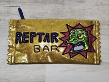 Nickelodeon Rugrats Reptar Bar Clutch Gold Purse Zip Pouch By Danielle Nicole