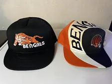 2 Vintage Cincinnati Bengals Hat