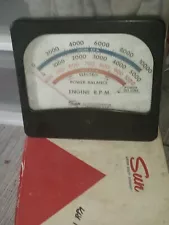 Vintage Sun Electric Corporation Gauge with Box