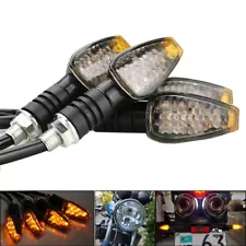 For Suzuki DRZ400SM DR650SE LED Motorcycle Turn Signals Indicator Blinker Lights (For: Suzuki DR650SER)