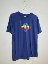 Vintage PHISH Rainbow Color Design Shirt L Comfort Colors- Light Wear Blue