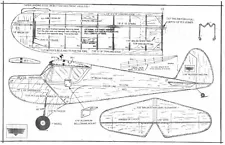 Aeronca .049 Profile PLAN. 23" wing with a Clark Y airfoil