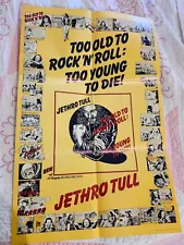 Jethro Tull Too Old To Rock and Roll Poster Original 1976