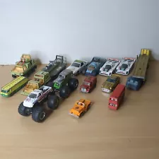 Corgi, Matchbox Cars Bundle Lot Of 15 Including Monster Trucks Some Old Vintage