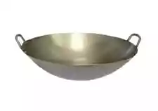 GSW USA WK-24 24" Handmade Iron Chinese Wok w/ Double Riveted Handles