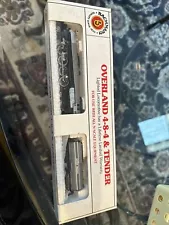 N Scale Bachmann Steam Locomotive Overland 4-8-4. New In Box Estate Sale