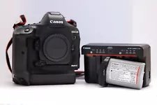 Canon EOS-1D X Mark II DSLR Camera with Canon LP-E19 Battery and Charger 1DX