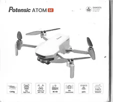 FOR SALE IS A USED Potensic ATOM SE DRONE, BAG, REMOTE, CABLES READY TO FLY