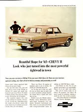 1965 CHEVY II 4 Door Sedan Print Ad