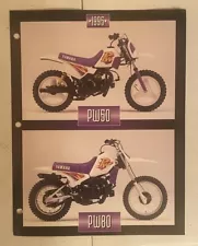 Original 1995 Yamaha PW50 PW80 two stroke Dirt Bike motorcycle brochure