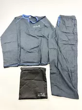 United Airlines Polaris Pajamas Set Adult L/XL Grey First Class Amenity