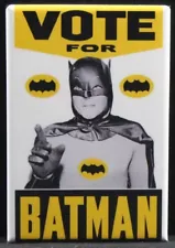 Vote For Batman! 2" X 3" Fridge / Locker Magnet. Adam West