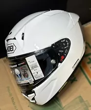 Shoei X-15 Motorcycle Helmet Sz Medium - White