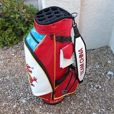 Belding International Cup 2016 Shadow Creek Team China Glossy leather Golf Bag