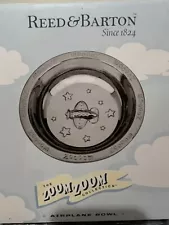 NIB REED & BARTON Silver The ZOOM ZOOM Collection AIRPLANE BOWL