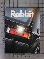 1983 Volkswagen VW Rabbit Brochure Original GTI Convertible