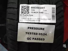 215/65R15 100H 6MM AUTOGRIP P308 PLUS PART WORN TYRE PRESSURE TESTED