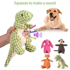 Dog Chew Toy Squeaky Plush Toys Plush for Aggressive Chewers Chew Guard Pet Toys