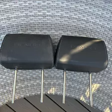 2016 GMC Duramax Diesel Denali Front Left Right Head Rest Black Leather