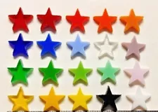 5/16" Glass Precut Stars for Fusing & Mosaic - Coe 96 - Stained Glass - Fusible