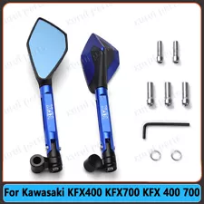 For Kawasaki KFX400 KFX700 KFX 400 700 Left Right Rear Rearview Mirrors (For: 2007 Kawasaki KFX700)