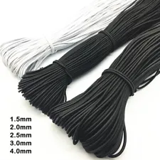 10Yard Doll Stringing Elastic Round Cord Bungee Shock Cord Rope for Doll 1.5-4mm