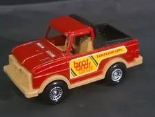 Vintage TootsieToy Subaru Brat Tough 4x4 Pickup Truck Toy Diecast Red 1979 USA