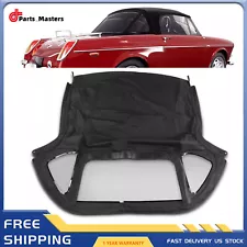 Convertible Soft Top for MG MGB 1971 1972-1980 Black w/ 3Pcs Plastic Windows