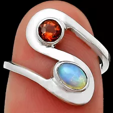 sterling silver opal rings for sale