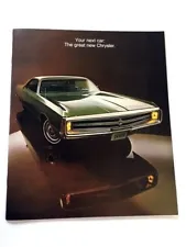 1969 Chrysler Newport New Yorker Sales Brochure Catalog 300 Town and Country