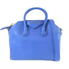 GIVENCHY SHW Antigona 2 Way Shoulder Handbag 3C1104 Calfskin Leather Blue