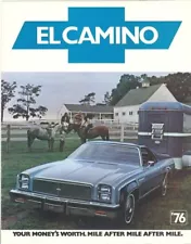 1976 Chevy El Camino SS Classic Conquista Standard NOS Sales Brochure