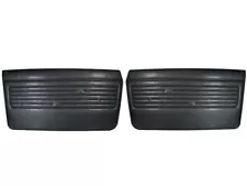 Set of new door panels black doorboard front for 3 BMW E21 Series (For: BMW)