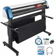 53" Vinyl Cutter Plotter Sign Cutting Machine w/Software+3 Blades LCD Screen