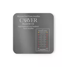 Carver M-1.5t Amplifier Authentic Drink - Four (4) Coaster Set