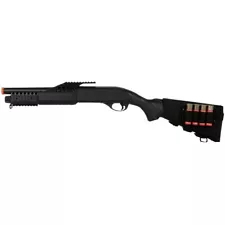 320 FPS SHELL-FED PUMP SHOTGUN SPRING AIRSOFT GUN w FLASHLIGHT 6mm BBs BB