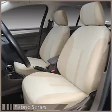 Pair of Tan Fabric Car Seat Covers Compatible for Lexus (Video)